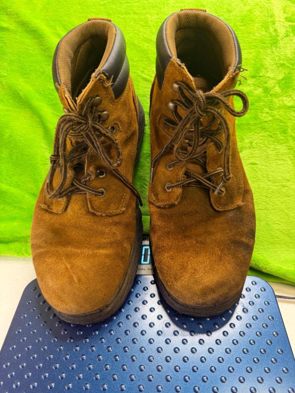 Brahma Suede Work Boots Mens Sz 13 Brown Lace Up Used